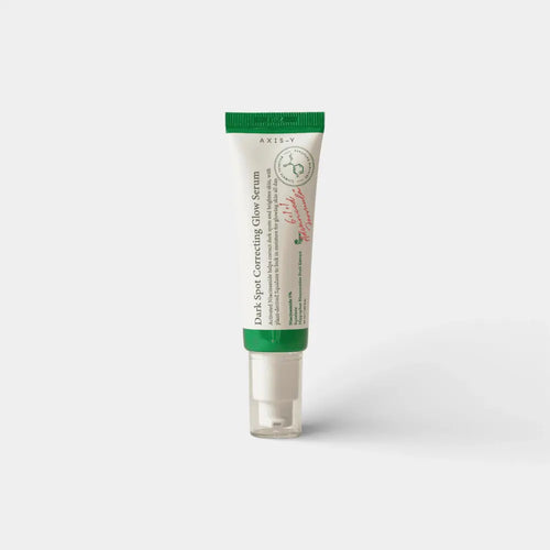 Tube of AXIN-V Dark Spot Correcting Glow Serum on a white background